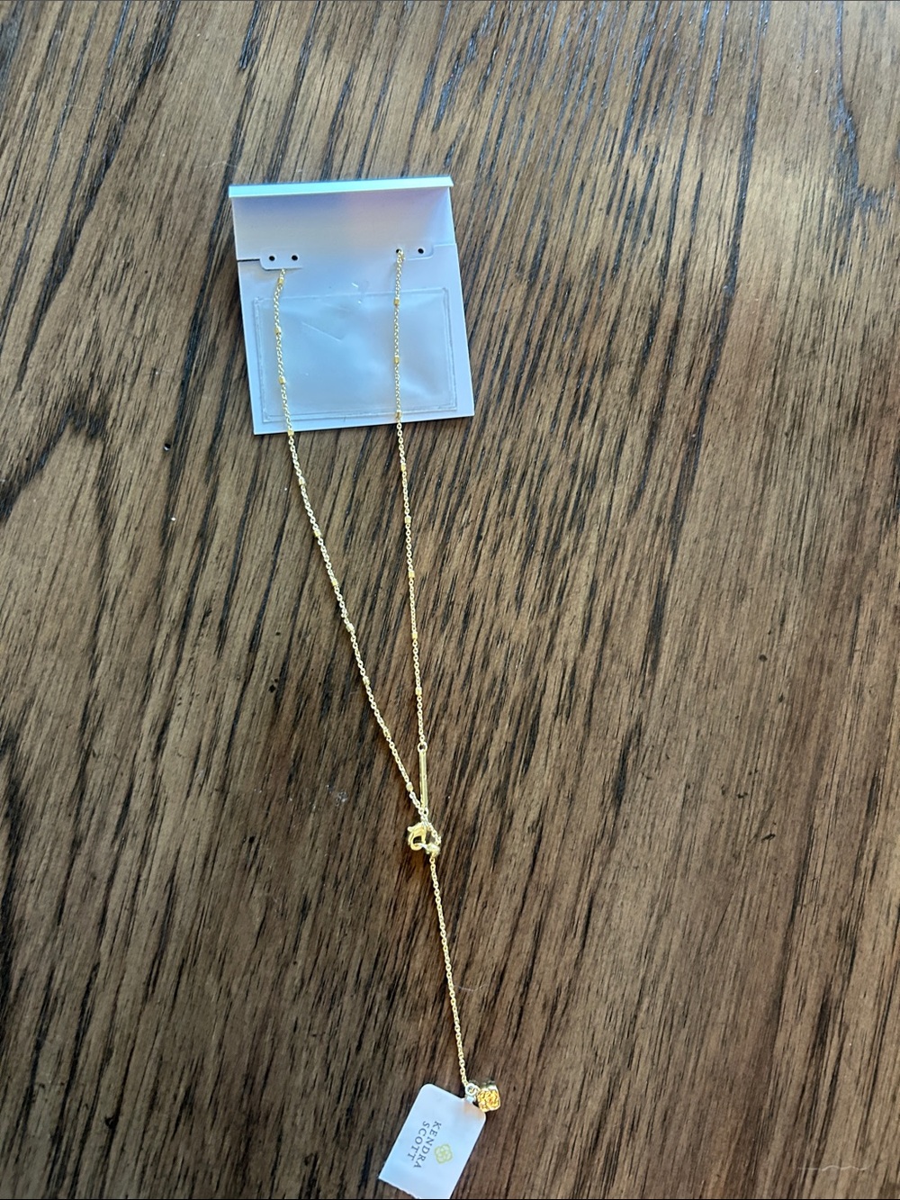 Kendra Scott Gold Initial Pendant Necklace - Letter S - Picture 2 of 3